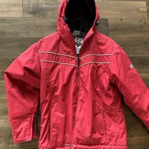 Roxy Winter Ski snow coat - faux fur lining + hood